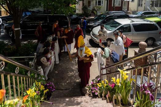 visit of Sakya Trizin at SJBCC NY 10June2022