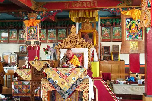 Khen Rinpoche visit to SJ Rudok Gompa 2017
