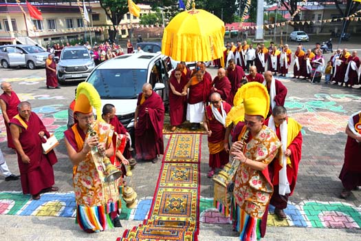 welcoming HE 41st Sakya Trichen 2025